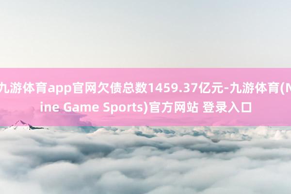 九游体育app官网欠债总数1459.37亿元-九游体育(Nine Game Sports)官方网站 登录入口