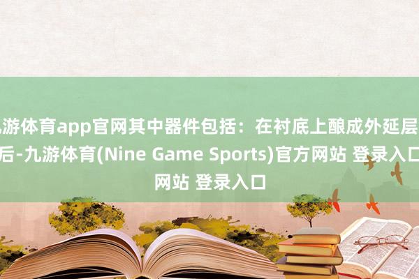 九游体育app官网其中器件包括:在衬底上酿成外延层之后-九游体育(Nine Game Sports)官方网站 登录入口