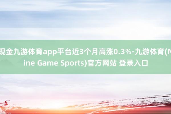 现金九游体育app平台近3个月高涨0.3%-九游体育(Nine Game Sports)官方网站 登录入口