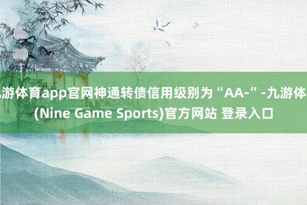 九游体育app官网神通转债信用级别为“AA-”-九游体育(Nine Game Sports)官方网站 登录入口