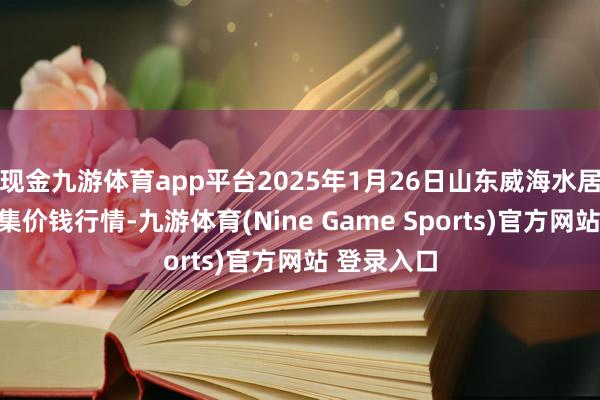 现金九游体育app平台2025年1月26日山东威海水居品批发市集价钱行情-九游体育(Nine Game Sports)官方网站 登录入口
