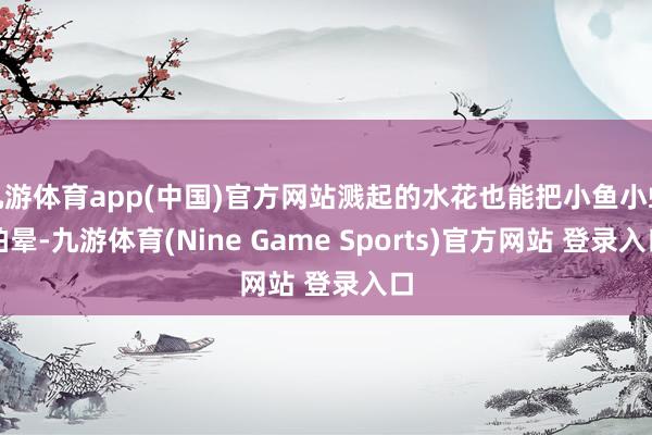 九游体育app(中国)官方网站溅起的水花也能把小鱼小虾拍晕-九游体育(Nine Game Sports)官方网站 登录入口