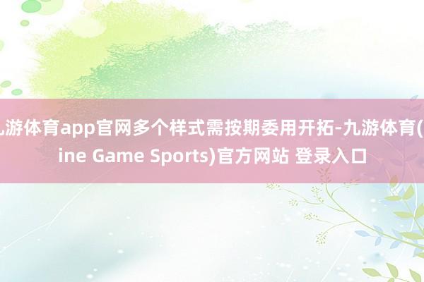 九游体育app官网多个样式需按期委用开拓-九游体育(Nine Game Sports)官方网站 登录入口
